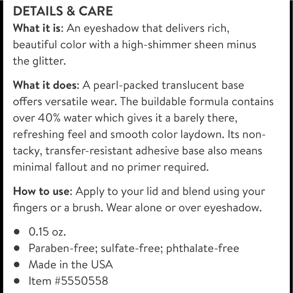 Stila Liquid Eyeshadow - Picture 4 of 4